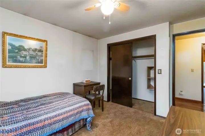 Light filled third bedroom