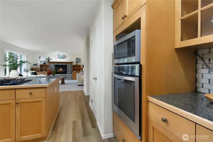 . The door to the right is a walk-in pantry!