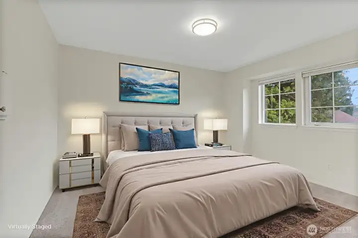 This is the same 3rd bedroom virtually stages for your enjoyment!