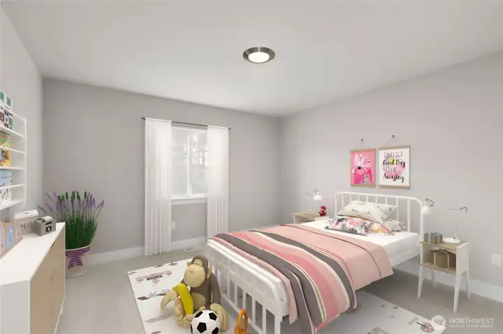 4th Bedroom - Photos are for representation only.  Features, colors and selections may differ from photograph. See site agent for details.