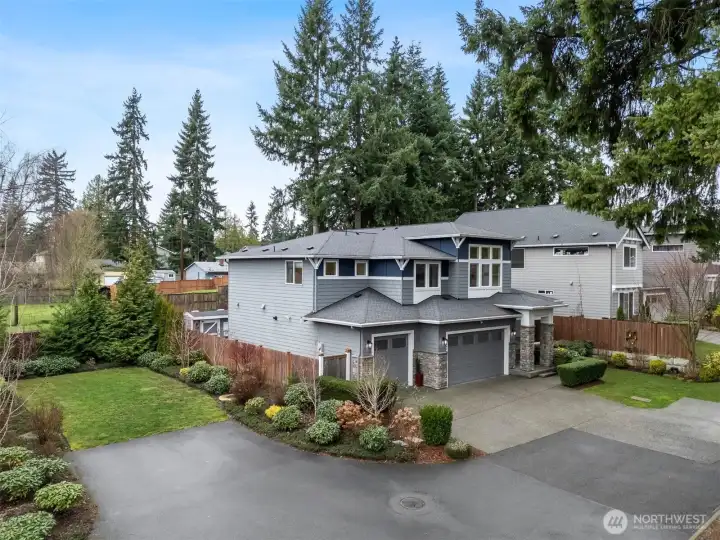 Plenty of parking for your guests.