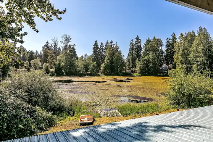 Enjoy privacy & seclusion while sipping on your morning coffee.