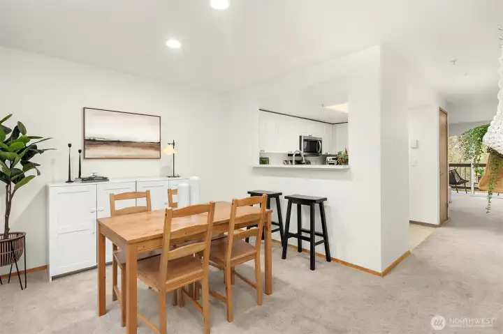 Formal dining area, perfect for entertaining.
