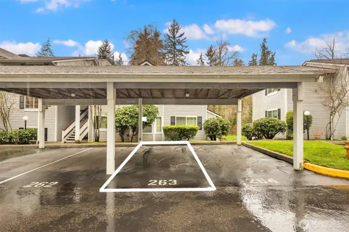 With electricity available for charging.