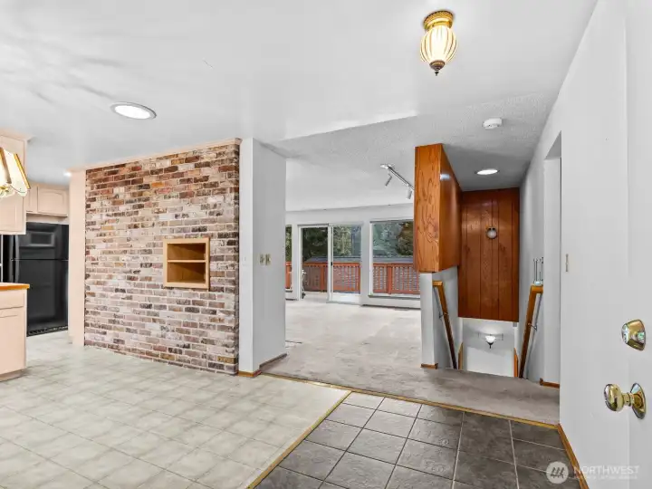 As you enter, you're greeted by an abundance of natural light.