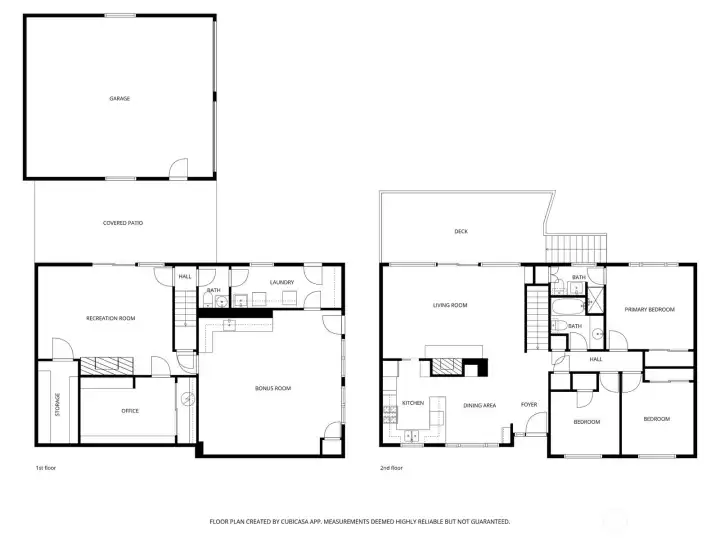 Side by side floorplan