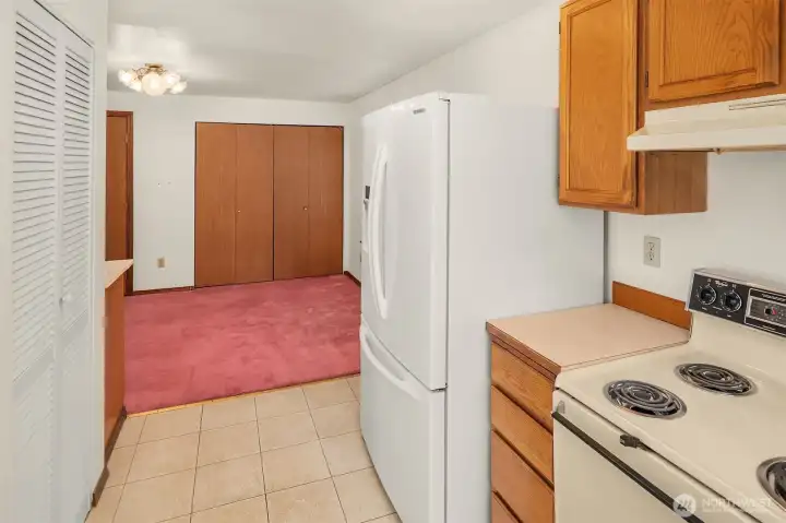 Kitchen leading to Dining Room