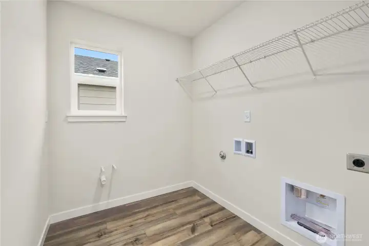 Laundry area.