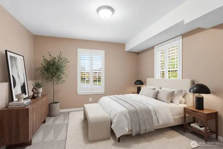 Virtually staged to show an example of how the space could be used.