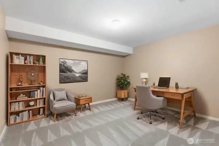 Virtually staged to show an example of how the space could be used.