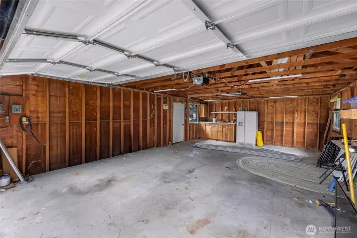 Inside 30X20 detached garage