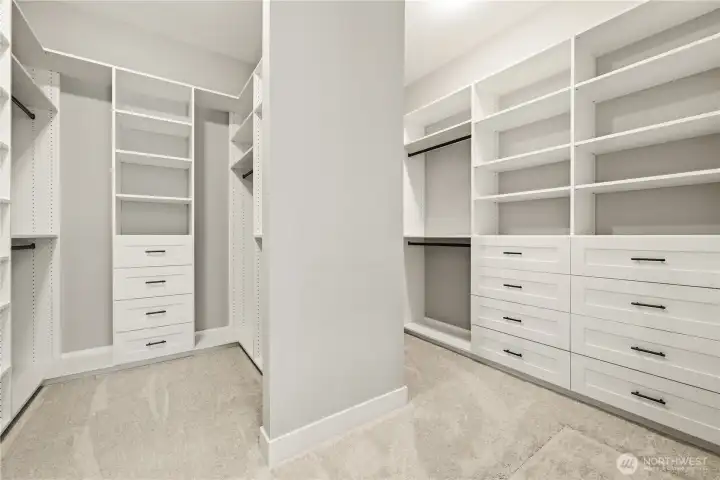 ...and the walk-in closet of your dreams.