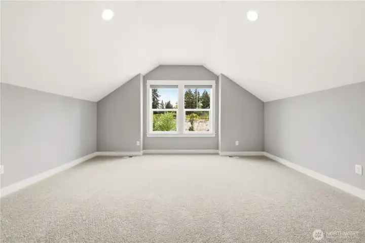 Upstairs, you will find an additional bedroom to be used however you see fit.