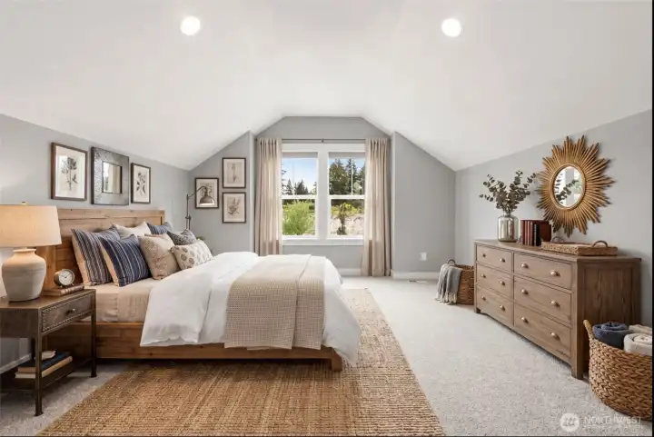 Virtually staged to give some inspiration for the space