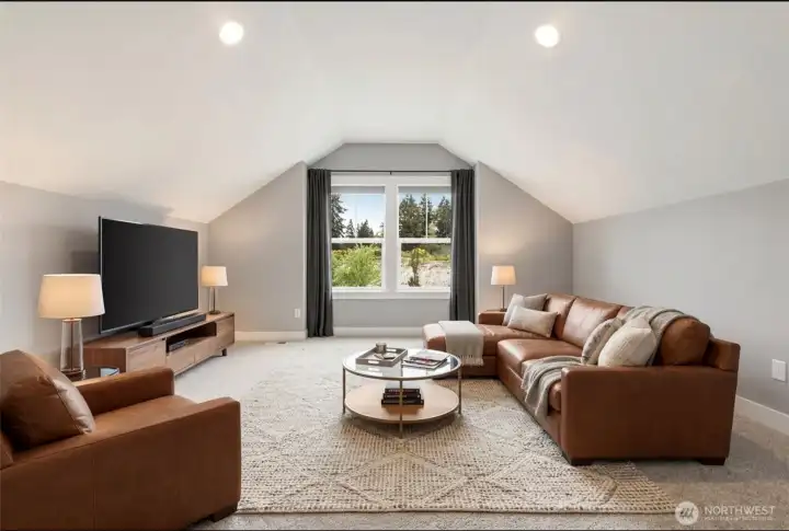 Virtually staged to give some inspiration for the space