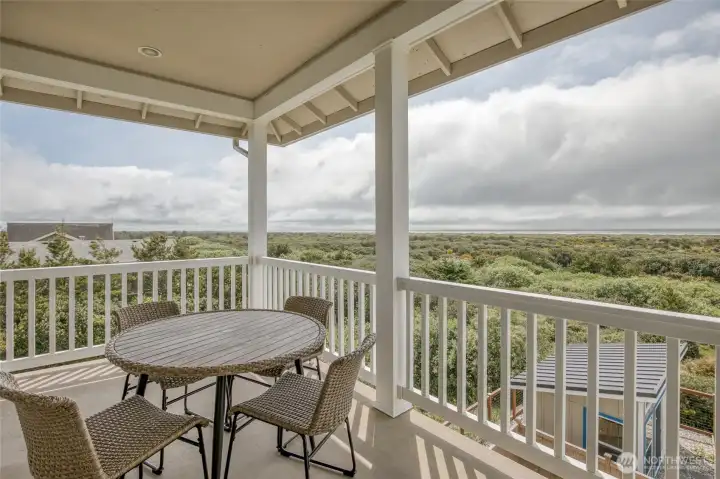 Wrap around deck with ocean, dune and territorial views Wrap around deck with ocean, dune and territorial views