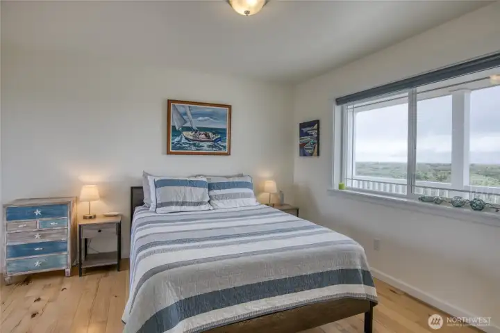 Bedroom with ocean views Bedroom with ocean views