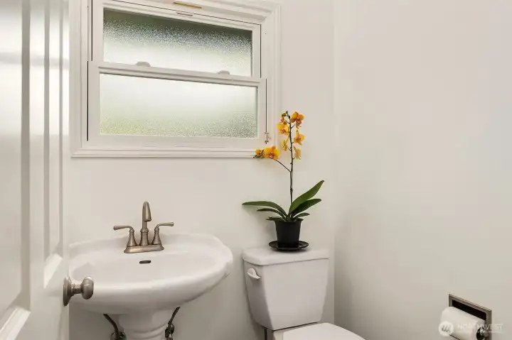 Updated half bath close by. Updated half bath close by.