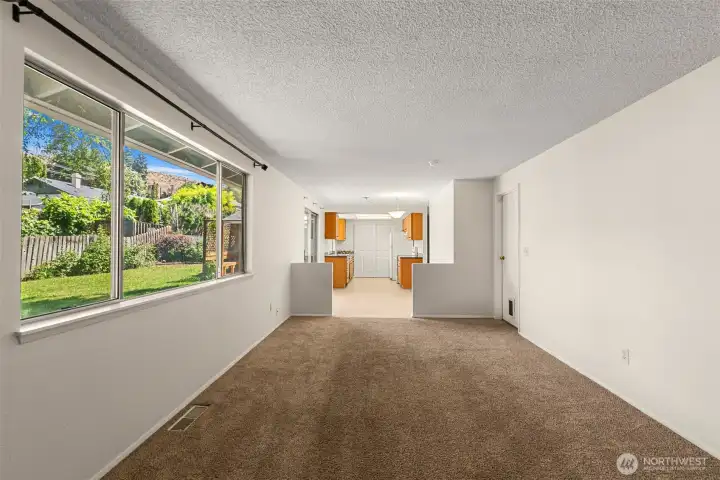Family room to kitchen Family room to kitchen