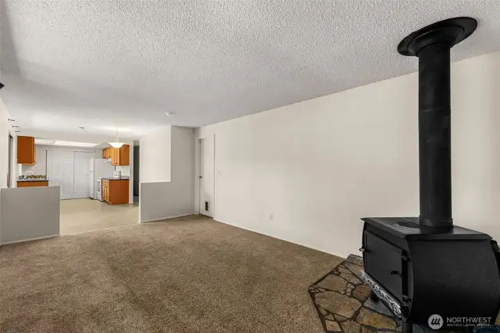 Family room to kitchen Family room to kitchen