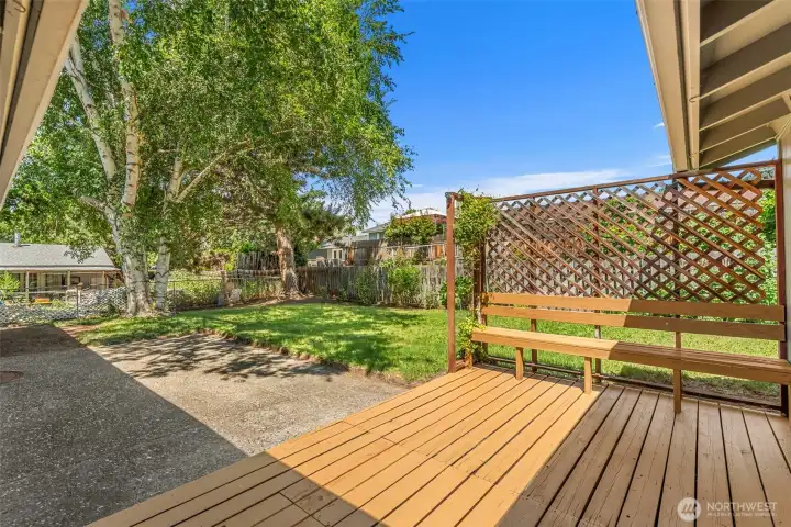 A backyard to enjoy A backyard to enjoy