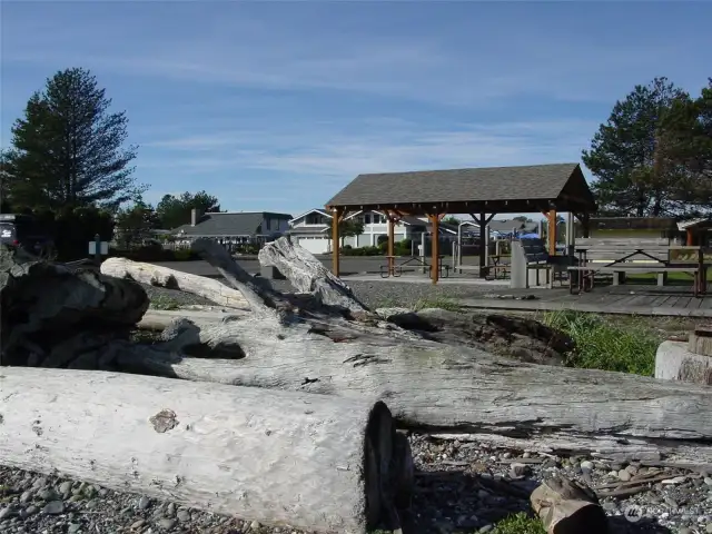 One of numerous community private beachfront park areas.