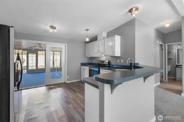 Spacious Kitchen Off Great Room