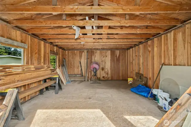Inside 2nd workshop space