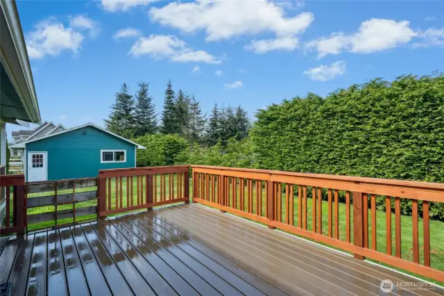 Deck off bonus room