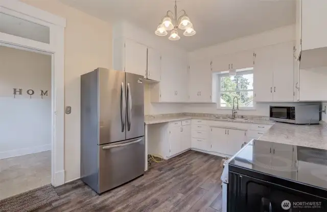 Kitchen to laundry and pantry