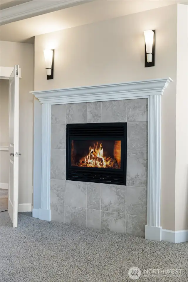 Master Bedroom Fireplace