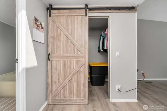 Primary walk-in closet