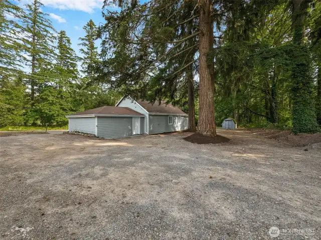 0.25 acre lot. Blank canvas to create your dream backyard.  See next photo for inspiration