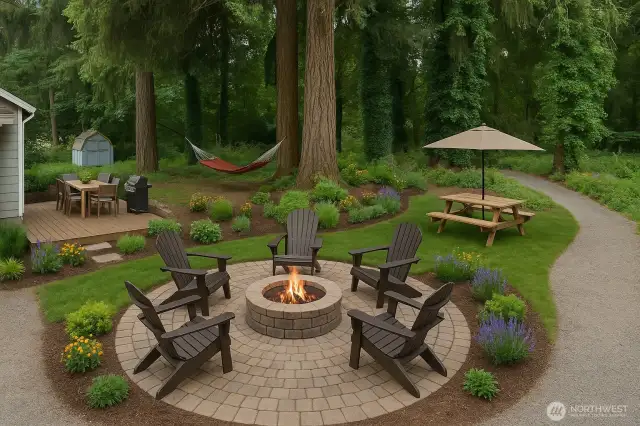 Virtual Design of what your backyard could look like.