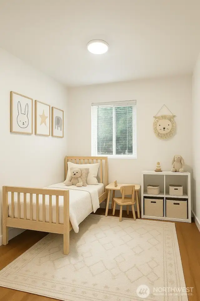 Virtual Design: Created a Toddlers bedroom