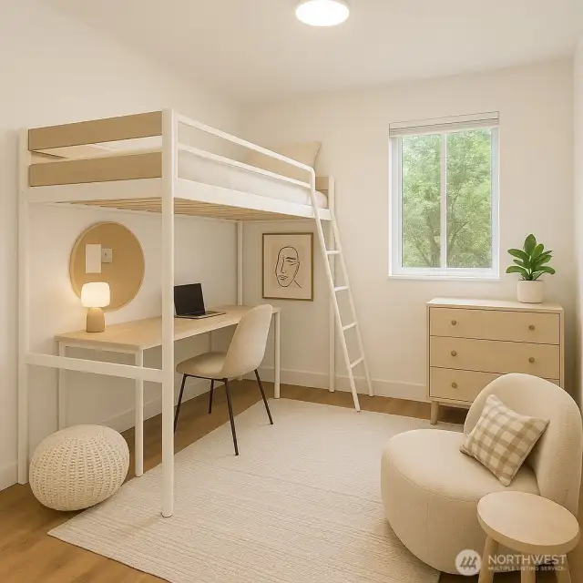 Virtual Design: Created a Teens room or you can have it as an office