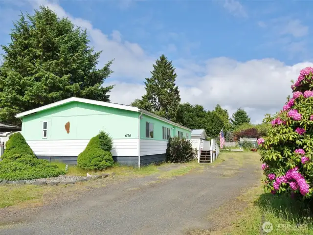 Front of the property.