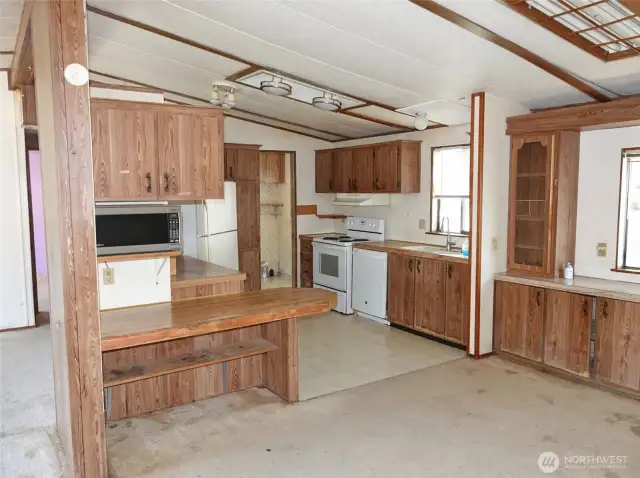 Kitchen and Dining Room.