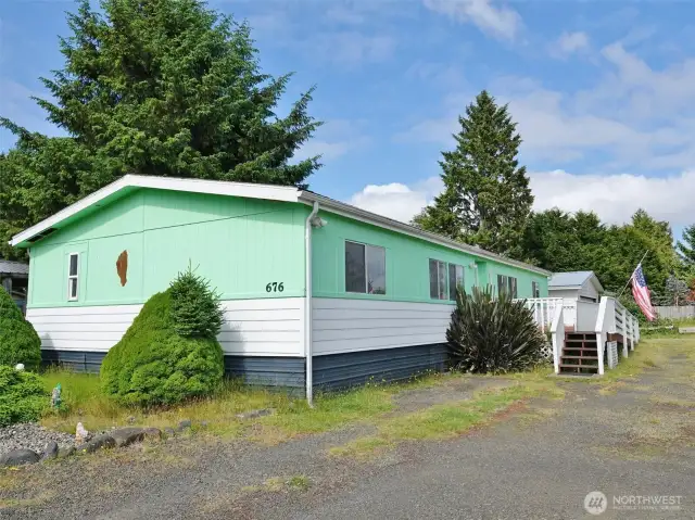 Front of this 4 BD, 1.75 BA home.