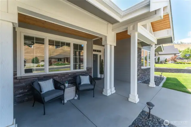 Front patio seating