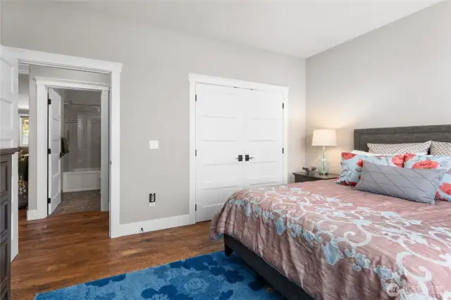 Guest Bedroom #1 located off entry at front of house