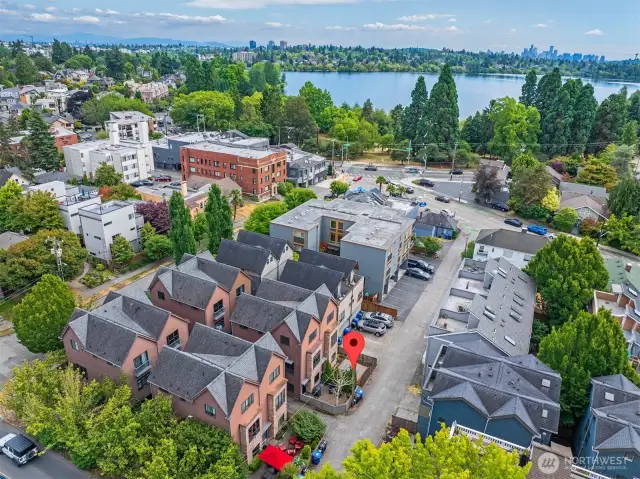 A block from Greenlake!  Your new playground outside the front door.