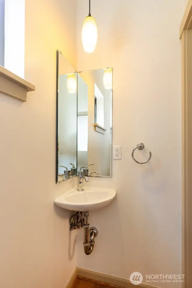 Powder room on the main level