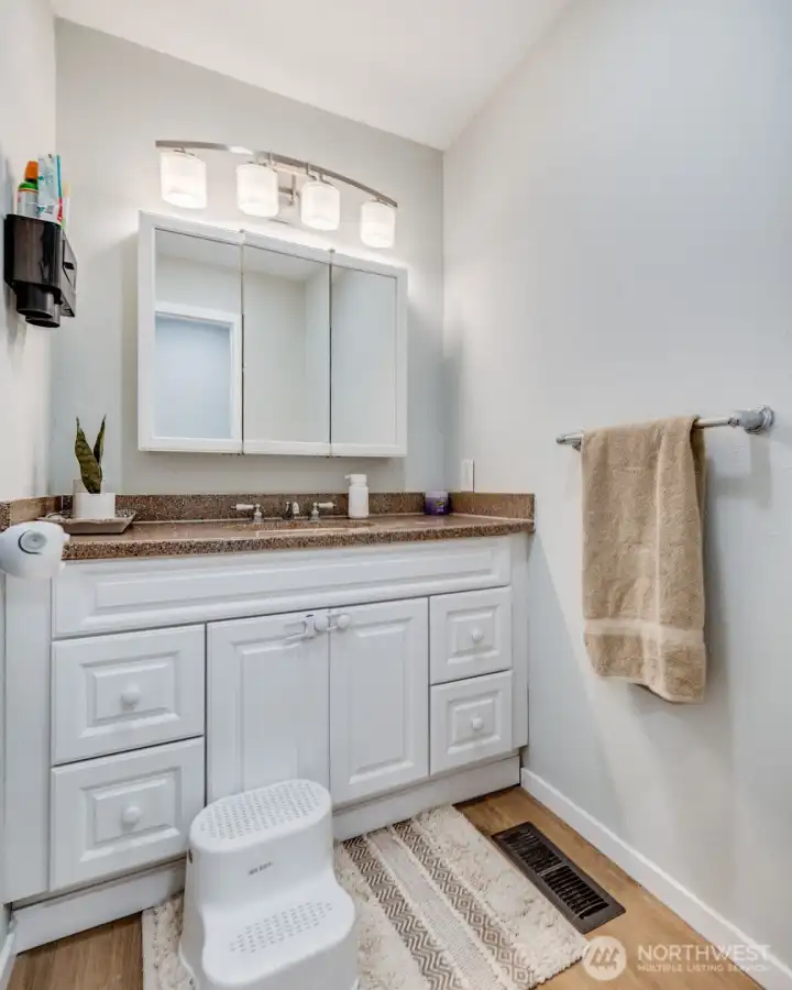 Hallway bathroom- main