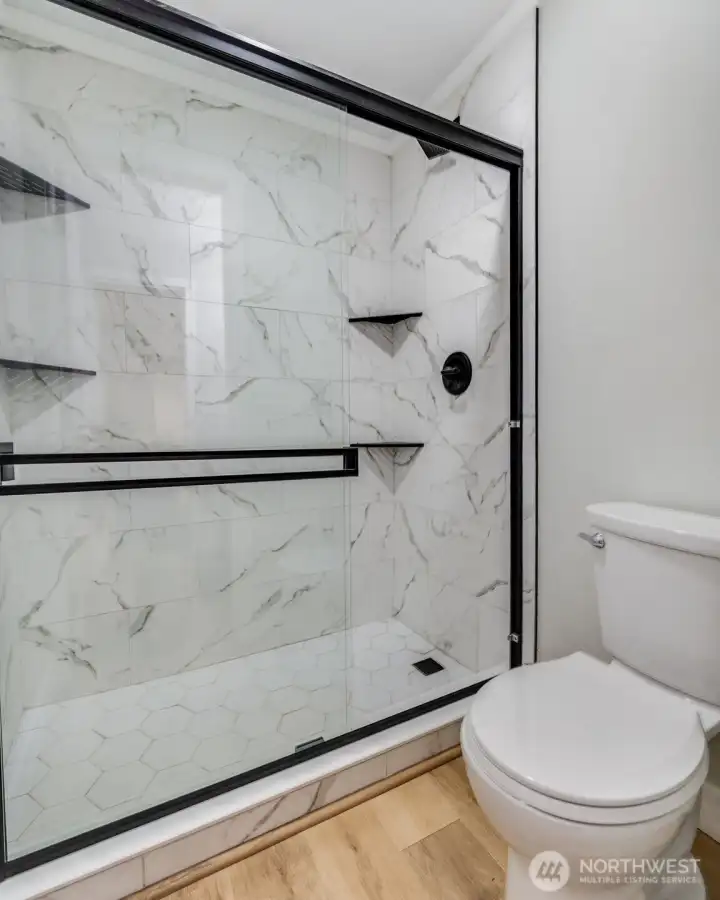 Lower level bathroom