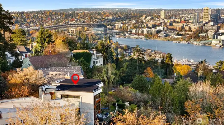 Looking toward University of Washington