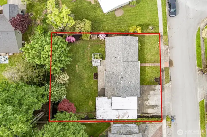 A bigger city lot...almost a quarter acre gives you room to play, garden and enjoy nature.