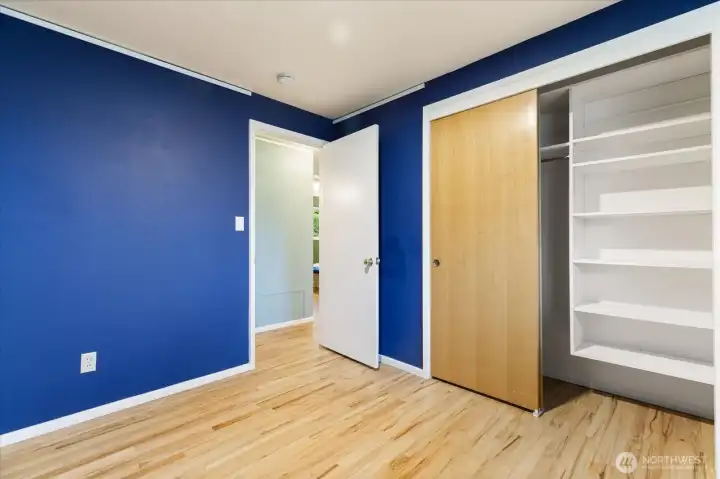 Bedroom one...you'll love the custom closet