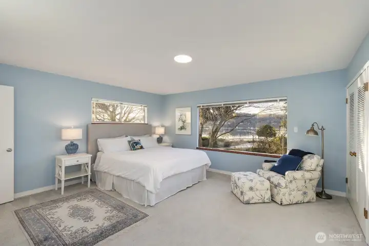 View Primary with wonderful natural light and loads of storage