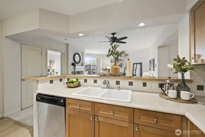 Light and bright, even on the gloomiest of PNW winter days.